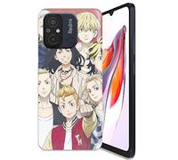 MACOQUEPERSO - Coque Silicone pour XIAOMI REDMI 12C Antichoc | Doux TPU Silicone Protection Housse, Étui de Téléphone Manga Personnages Les Vengeurs de Tokyo