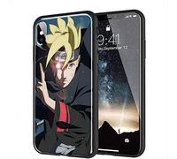 MACOQUEPERSO iPhone 11, Coque iPhone 11 Boruto Jougan - Pare-Choc Souple en Silicone avec Coque arrière Plexiglass Compatible avec iPhone 11 / X/XS/XR / 8 Plus / 8/7 Plus/Design Manga (IPHONE 11)