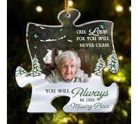 Macorner Décoration de Noël personnalisée, cadeaux commémoratifs, cadeaux de condoléances pour la perte d'un être cher, idée cadeau de deuil pour la perte d'une mère et d'un père, vous serez toujours