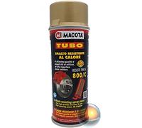 Macota Spray de peinture, résistante aux températures élevées, pour étriers de freins, pots d'échappement Doré 400 ml