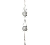 MACRAMÉ DOUBLE NoeUD BASIQUE BLANC 120 CM Blanc G