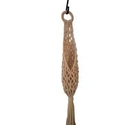 Macramé filet à fruits PETIT NATURE - Camping - Panier à fruits - Tenture Boho - Camp - Utensilo pour Camper Vanlife ou Camping-car WoMo - Cadeau Amour de noeud