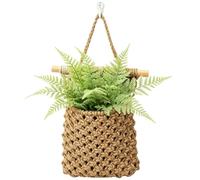 Macrame Plant Hangers - Indoor Cotton Rope Holders, Hanging Planter Decor S