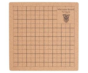 MACRame Project Board - Mesure pour nœuds - Planche à bracelet, organisateur artisanal String Art, outil de bijoux, tissage de perles et de cordes, création de designs, accessoires d'intérieur
