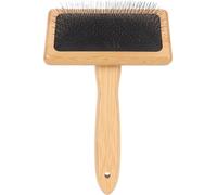 Macrame Slicker Com Com avec trou Airbag -coussin finement poli brosse de nettoyage en bambou pour animal de compagnie tapisserie L.