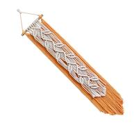 Macrame Wall Decor - Cotton Rope Handmade | Boho Woven Tapestry, Elegant Yarn Tassel Wall Hanging | Chic Bohemian Walls Decor for Bedroom Living Room Balcony Wedding Or Any Living Space