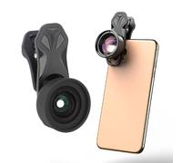 Macro + Objectif Grand Angle pour Le Téléphone, Lentilles de Caméra de Téléphone 120 Degrés Grand Angle + Lentille Macro 10x, Kit D'objectif de Caméra pour la Photographie de