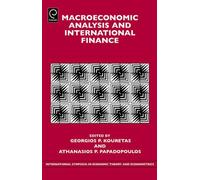 Macroeconomic Analysis And International Finance
