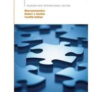 Macroeconomics by Robert Gordon Paperback Book Robert Gordon (Auteur)