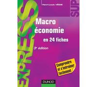 Macroéconomie - 3e édition - en 24 fiches: en 24 fiches