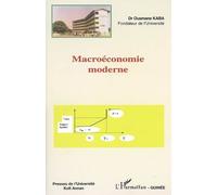 Ousmane Kaba – Macroéconomie moderne – Étude – Broché