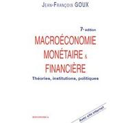 Macroéconomie monétaire et financière