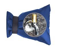 MacroHu ExtéRieur Protection Robinet,Robinet de Jardin Housse,210D Épaisses Couverture Isotherme Thermique Anti-Gel/Neige/Pluie/Givre/Froid, pour Robinet de Jardin et Extérieur (Bleu)