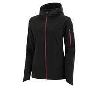 Macron Athleisure Scc Candia Softshell Hoody JKT Blk WMN Veste Femme, Noir, XS