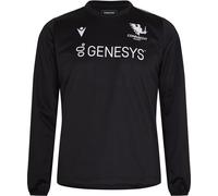 Macron Connacht Rugby Shirt 2024 2025 Mens Noir Petit Male