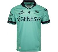 Macron Connact Rugby Shirt 2024 2025 Mens Teal/Bleu Petit Male