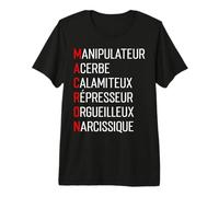 Macron Dégage Anti Macron à Bas la Macronie T-Shirt Haut de Gamme