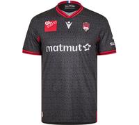 Macron Lou Rugby Home Shirt 2024 2025 Adults Noir Petit Male