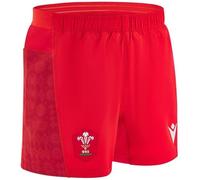 Macron Macron Wales Rugby Home Shorts 25/26 Rouge Petit Male