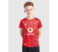 Macron Wales Rugby Home Shirt 2025 Juniors Rouge 11-12 (L) Male