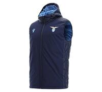 Macron Merchandising ufficiale Gilet SS Lazio 2021/22 Mixte, Bleu, S