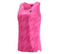 Macron Padel Start CB Lucia Singlet Woman Neon Pink Printed Débardeur de Jeu Femme