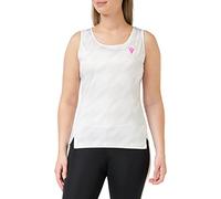 Macron Padel Start CB Lucia Singlet Woman White Printed Débardeur de Jeu Femme