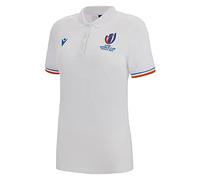 Macron Polo Femme Rugby World Cup 2023 Officiel - Blanc - S