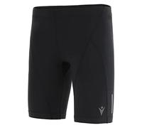 Macron Run Kona Scb Flo Bermuda Light Stretch Black - Short - Running - Femme