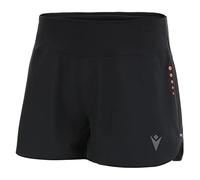Macron Run Kona Scb Taylor Micro Short Woman Blk - Short - Running - Femme