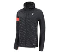 Macron Run Scc Doris Reflex W-Break Light JKT Blk/Ncor WMN Veste Coupe-Vent Femme, Noir, XL