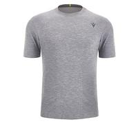 Macron Run Scd Brandon Seamless T-Shirt SS Man Grymel/Nyel Hommes, Gris, L