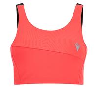 Macron Run Scd Serenity Crop Bra Evo Ncor/Blk WMN Top Femme, Corail, XL