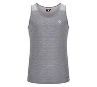Macron Run Start Scd Placid Singlet Print Gry Mel Man Débardeur Homme
