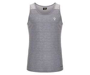 Macron Run Start Scd Placid Singlet Print Gry Mel Man Débardeur Homme