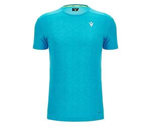 Macron Run Start Scd Ralph T-Shirt Print Nsky Mel SS Man Pull pour Hommes, Bleu Ciel, S