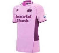 Macron Scotland Rugby Away Authentic Shirt 2025 Adults Rose 2X Grand. Male