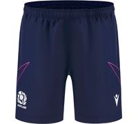 Macron Scotland Rugby Bermuda Shorts 2025 Adults Marine/Ciel X Large Male