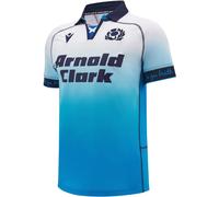 Macron Scotland Rugby Slim Fit Authentic Away Shirt 2024 Adults Blanc Grand Male