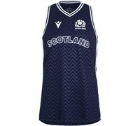 Macron Scotland Rugby Union Vest 2024 Adults Marine Petit Male
