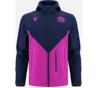 Macron Scotland Rugby World Cup Softshell Jacket 2025 Adults Marine/Ciel Small Male