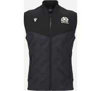 Macron Scotland Rugby World Cup Padded Gilet 2025 Adults Noir Petit Male