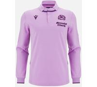 Macron Scottish Rugby World Cup Long Sleeve Away Shirt 2025 Adults Rose Petit Male