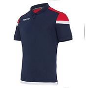 Macron, Shofar, Chemise Polo, Marine/Rosso, XL, Homme