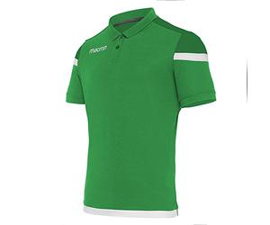 Macron, Shofar, Chemise Polo, Vert Blanc, M, Homme