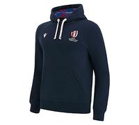 Macron Sweat a Capuche Adulte Rugby World Cup 2023 Officiel - Bleu - 4XL