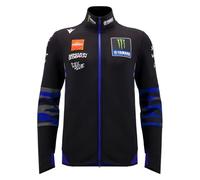 Macron Sweatshirt Avec Fermeture éclair Intégrale Team Replica Homme Monster Energy Yam Moto GP (FR/ES, Alpha/lettres, L, Taille normale, Taille normale, noir)
