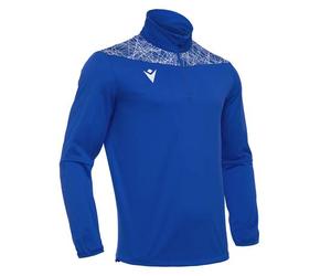 Macron, Tagus, Sweat-Shirt 1/4 Zip, Royal/Blanc, M, Homme