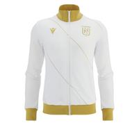 Macron Veste Anthem Adulte FC Nantes (FR/ES, Alpha/Lettres, TTG, Taille Normale, Taille Normale, Blanc)