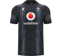 Macron Wales Rugby Training Shirt 2024 Adults Noir Moyen Male